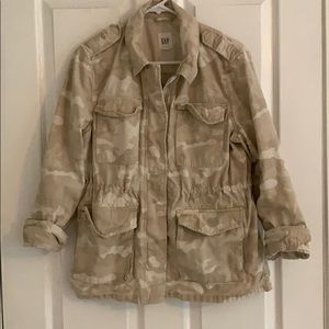 Gap Tan Camo Utility Jacket